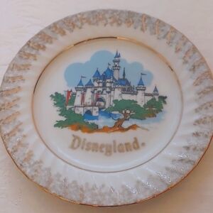Disneyland souvenir plate.